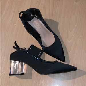 Zara Pointy Heels Clear Heels